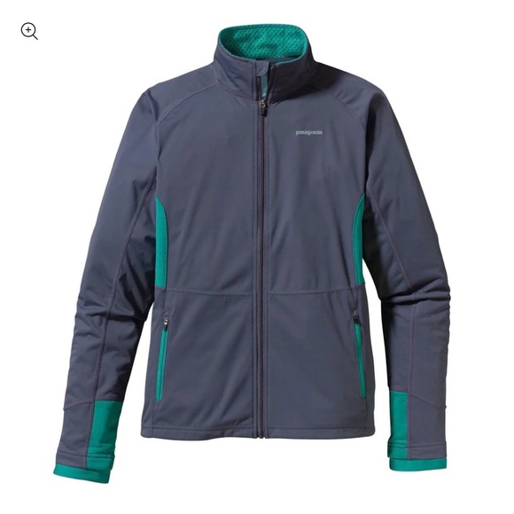 Patagonia Jackets & Blazers - Patagonia Wind Shield Hybrid Jacket | Women’s Small | Blue and Teal